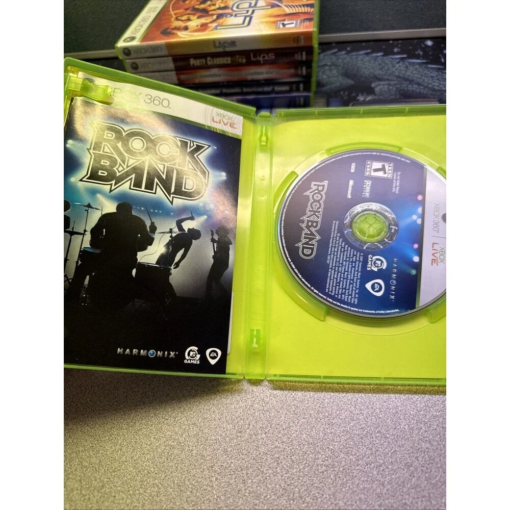 Xbox 360 Games Lot Of 8 Music Games Karaoke Revolution RockBand CIB Tested